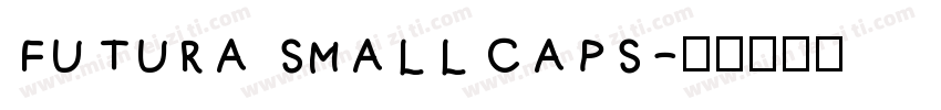 futura small caps字体转换